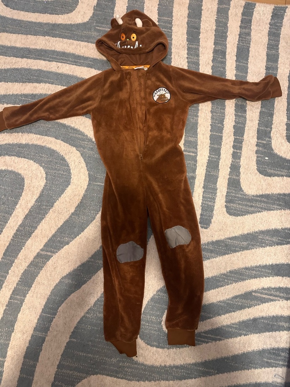 The Gruffalo Plush Kids One-Piece Hooded Costume 6-7 years